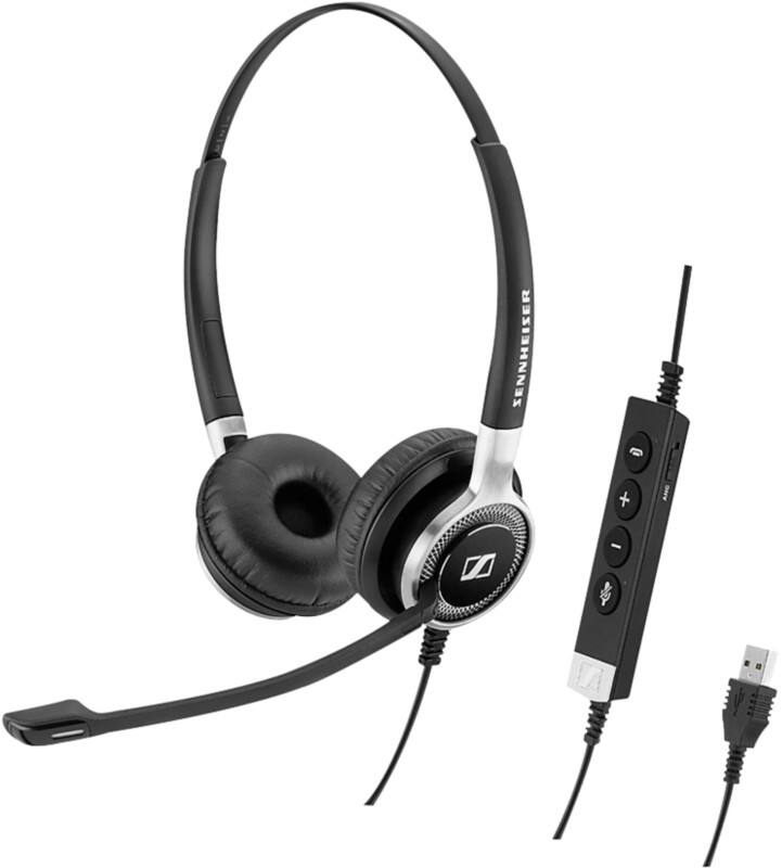 EPOS Impact 600 Series Wired Headset Over-the-head USB Active Noise Cancelling With Microphone Stereo SC 660 ANC USB Black, Silver