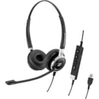 EPOS Headset Impact SC 660 Wired Over the Head Noise Cancelling USB With Microphone Black,Silver