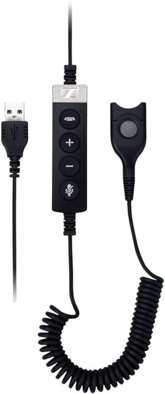 EPOS SENNHEISER USB-Edition Wired EHS Adaptor USB CC 01 MS Black