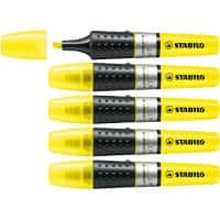 STABILO LUMINATOR Highlighter Yellow Medium Chisel 2-5 mm Pack of 5