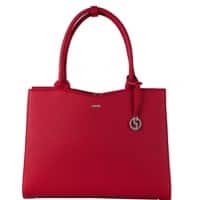 SOCHA Cherry Red Midi Laptop Bag 13.3 " 36 x 12 x 29 cm Synthetic Leather Red