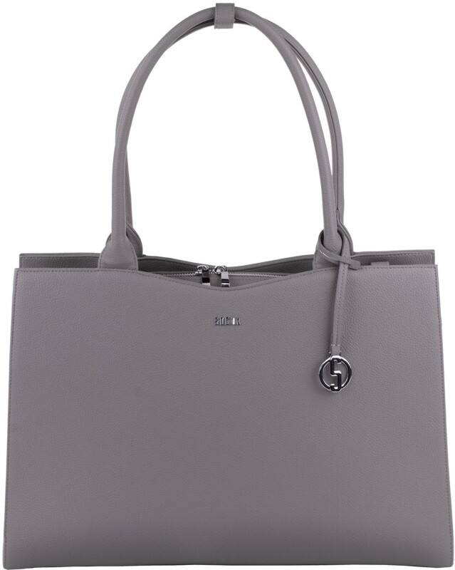 SOCHA Straight Line Mud Laptop Bag 15.6 " 42 x 13 x 31.5 cm Synthetic Leather Grey