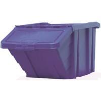 SLINGSBY Storage Bin Heavy Duty Blue 36.5 x 40 x 34.5 cm