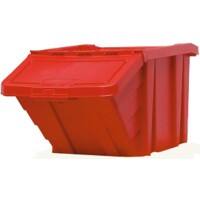 SLINGSBY Storage Bin Heavy Duty Red 36.5 x 40 x 34.5 cm