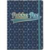 Pukka Pad Glee A5 Casebound Dark Blue Card Cover Journal Ruled 192 Pages