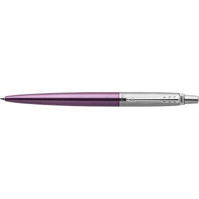 Parker Jotter Retractable Ballpoint Pen 0.7 mm Medium Silver, Violet 1953244