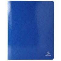 Exacompta Iderama Flat Bar Folder A4 Blue Glossy coated card 355 gsm 200 Sheets Pack of 25