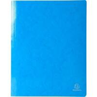 Exacompta Iderama Flat Bar Folder 380806B Glossy coated card 24 (W) x 32 (H) cm Blue 2 Packs of 5