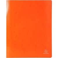 Exacompta Iderama Flat Bar Folder A4 Orange Glossy coated card 355 gsm 200 Sheets Pack of 25