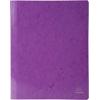 Exacompta Iderama Flat Bar Folder 380812B Glossy coated card 24 (W) x 32 (H) cm Purple 2 Packs of 5