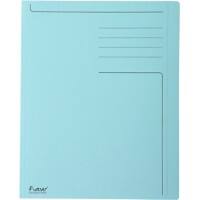 Exacompta Forever Square Cut Folder A4 Blue Manila Recycled 100% 280 gsm Pack of 100