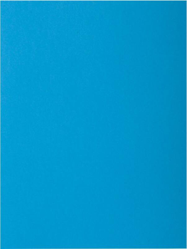 Exacompta Rock''s Square Cut Folder 217119E A4 Cardboard 24 (W) x 32 (H) cm Blue Pack of 100