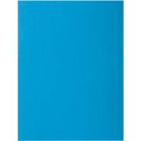 Exacompta Rock''s Square Cut Folder 217119E A4 Cardboard 24 (W) x 32 (H) cm Blue Pack of 100