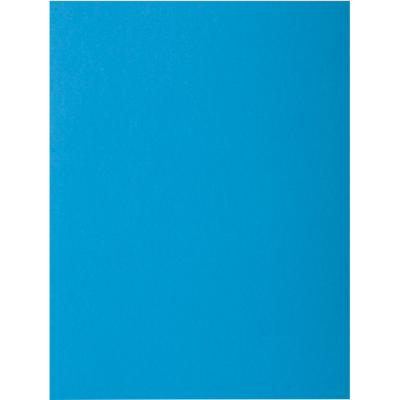 Exacompta Rock''s Square Cut Folder 217119E A4 Cardboard 24 (W) x 32 (H) cm Blue Pack of 100