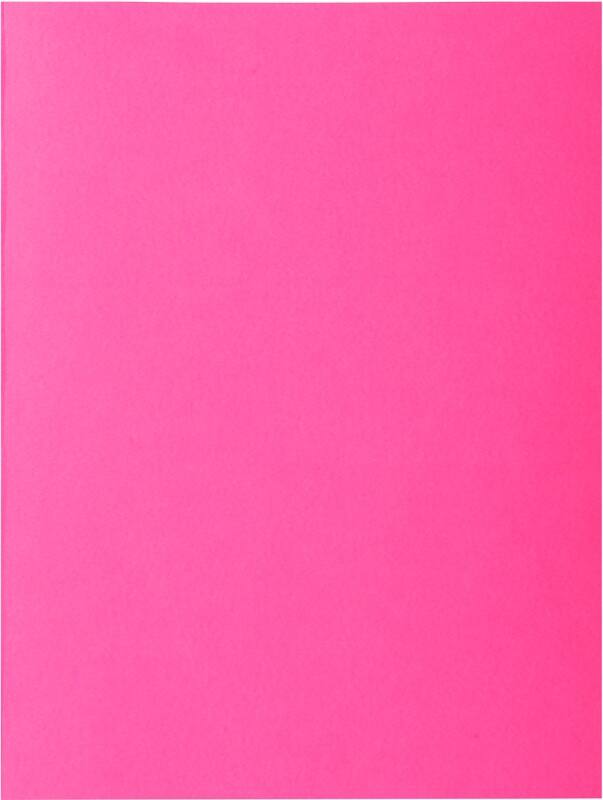Exacompta Rock''s Square Cut Folder A4 Pink Cardboard 210 gsm Pack of 100