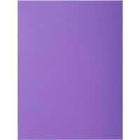 Exacompta Rock''s Square Cut Folder A4 Purple Cardboard 210 gsm Pack of 100