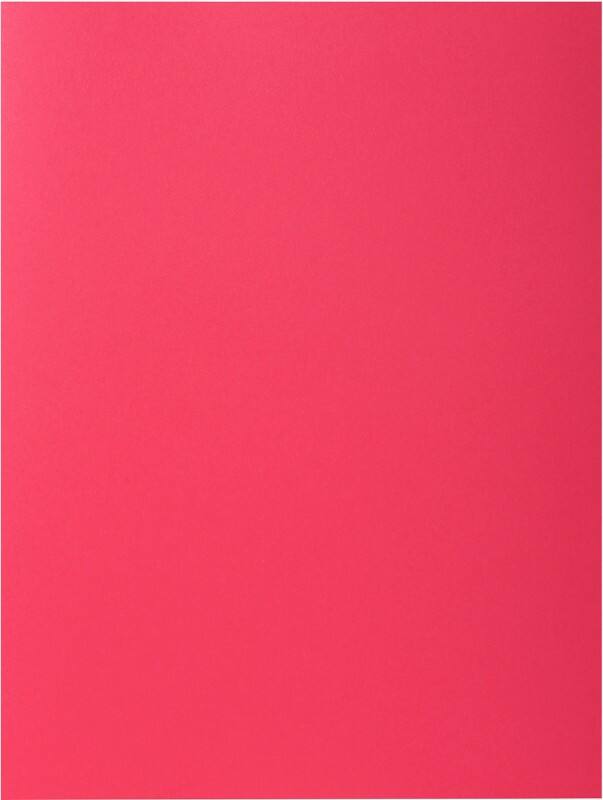Exacompta Rock''s Square Cut Folder A4 Raspberry Cardboard 210 gsm Pack of 100