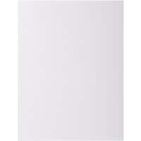 Exacompta Rock''s Square Cut Folder A4 White Cardboard 210 gsm Pack of 100