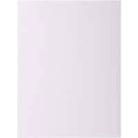 Exacompta Rock''s Square Cut Folder A4 White Cardboard 210 gsm Pack of 100