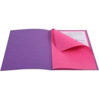 Exacompta Rock''s Square Cut Folder A4 Assorted Cardboard 200 Sheets Pack of 100