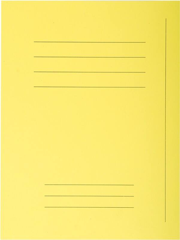 Exacompta Forever Square Cut Folder 435005E A4 Manila 24 (W) x 32 (H) cm Yellow 2 Packs of 50