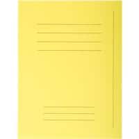 Exacompta Forever Square Cut Folder 435005E A4 Manila 24 (W) x 32 (H) cm Yellow 2 Packs of 50
