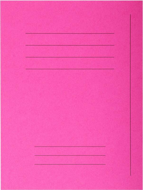 Exacompta Forever Square Cut Folder A4 Fuchsia Manila Recycled 100% 220 gsm Pack of 100
