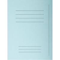 Exacompta Forever Square Cut Folder A4 Blue Manila Recycled 100% 220 gsm Pack of 100