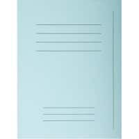 Exacompta Forever Square Cut Folder A4 Blue Manila Recycled 100% 220 gsm Pack of 100