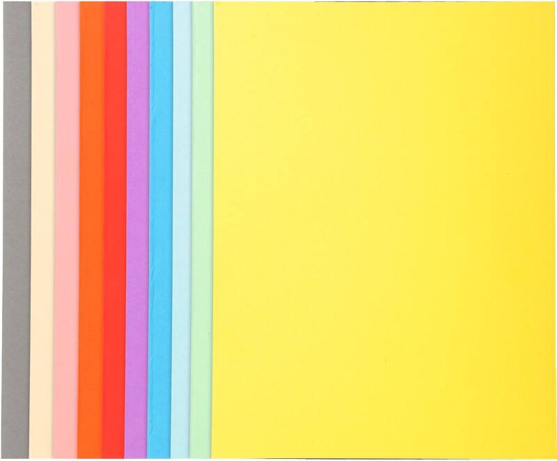 Exacompta Forever Square Cut Folder A4 Assorted Manila Recycled 100% 170 gsm Pack of 500