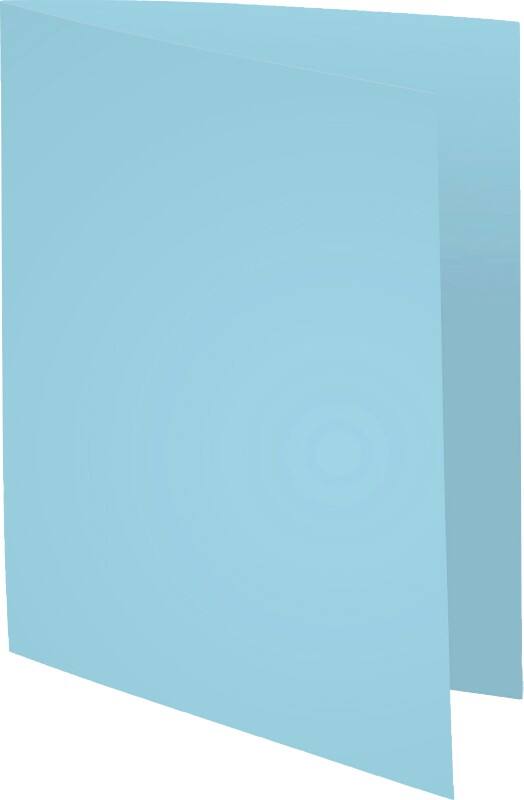 Exacompta Forever Square Cut Folder A4 Blue Manila Recycled 100% 170 gsm Pack of 500
