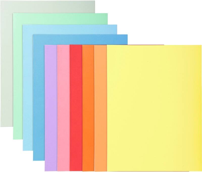 Exacompta Super Square Cut Folder A4 Assorted Cardboard 160 gsm Pack of 500