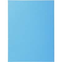 Exacompta Super Square Cut Folder 340010E A4 Cardboard 24 (W) x 32 (H) cm Blue Pack of 500