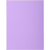 Exacompta Super Square Cut Folder A4 Lilac Cardboard 160 gsm Pack of 500