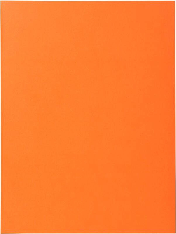 Exacompta Super Square Cut Folder A4 Orange Cardboard 160 gsm Pack of 500