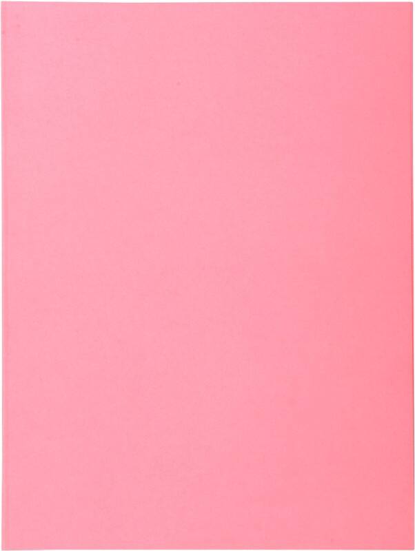 Exacompta Super Square Cut Folder A4 Pink Cardboard 160 gsm Pack of 500