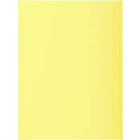 Exacompta Super Square Cut Folder A4 Canary Yellow Cardboard 160 gsm Pack of 500
