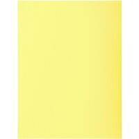 Exacompta Super Square Cut Folder A4 Canary Yellow Cardboard 160 gsm Pack of 500