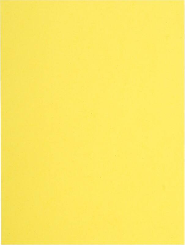 Exacompta Flash Square Cut Folder A4 Canary Yellow Manila Recycled 100% 220 gsm Pack of 500