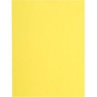Exacompta Flash Square Cut Folder A4 Canary Yellow Manila Recycled 100% 220 gsm Pack of 500