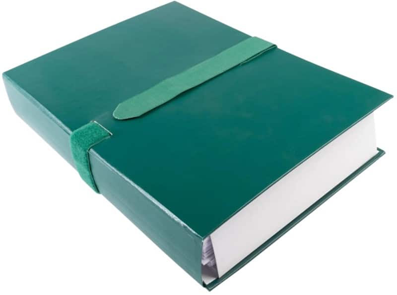 Exacompta Expanding File 633E A4 Balacron 24 (W) x 32 (H) cm Green Pack of 10