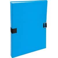 Exacompta Expanding Folders 38005H A4 Light blue Cardboard 24 x 32 cm Pack of 10