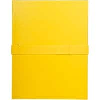 Exacompta Expanding Folders 2649E A4 Yellow Polypropylene 24 x 32 cm Pack of 10