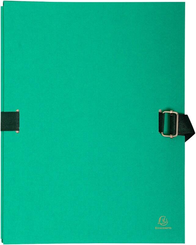 Exacompta Expanding Folders 223290E A4 Light green Cardboard 24 x 32 cm Pack of 10