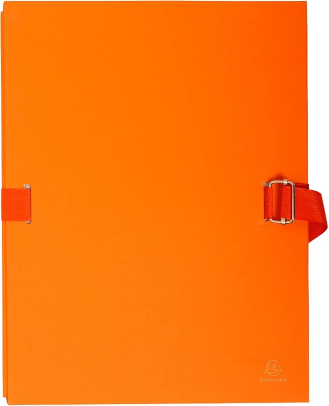 Exacompta Multipart File 223245E A4 Orange Cardboard 24 x 32 cm Pack of 10
