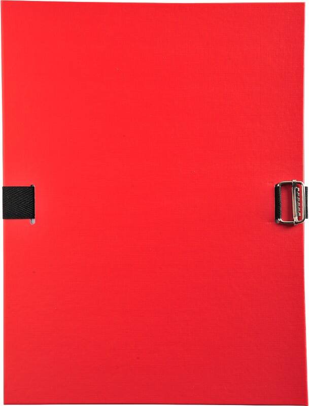 Exacompta Expanding File 30109H A4 Red Recycled Board 24 x 32 cm Pack of 10