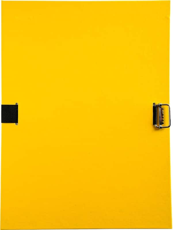 Exacompta Expanding File 30106H A4 Yellow Pressboard 24 x 32 cm Pack of 10
