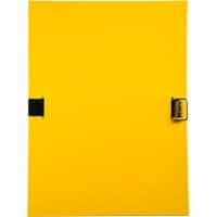 Exacompta Expanding File 30106H A4 Yellow Pressboard 24 x 32 cm Pack of 10