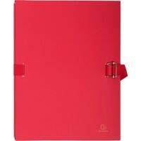 Exacompta Multipart File 223275E A4 Red Coated Card 24 x 32 cm Pack of 10