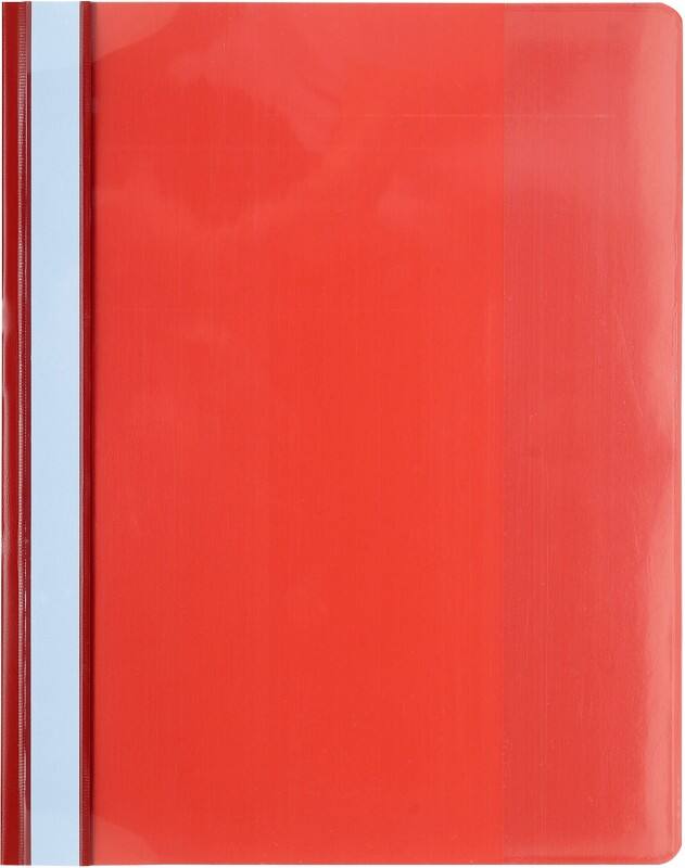 Exacompta Presentation Folders 439903B A4 Red PVC Pack of 10